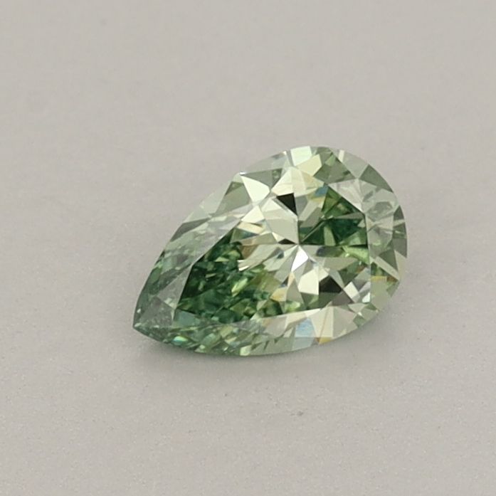0.3 CT Fancy Vivid Green PEAR