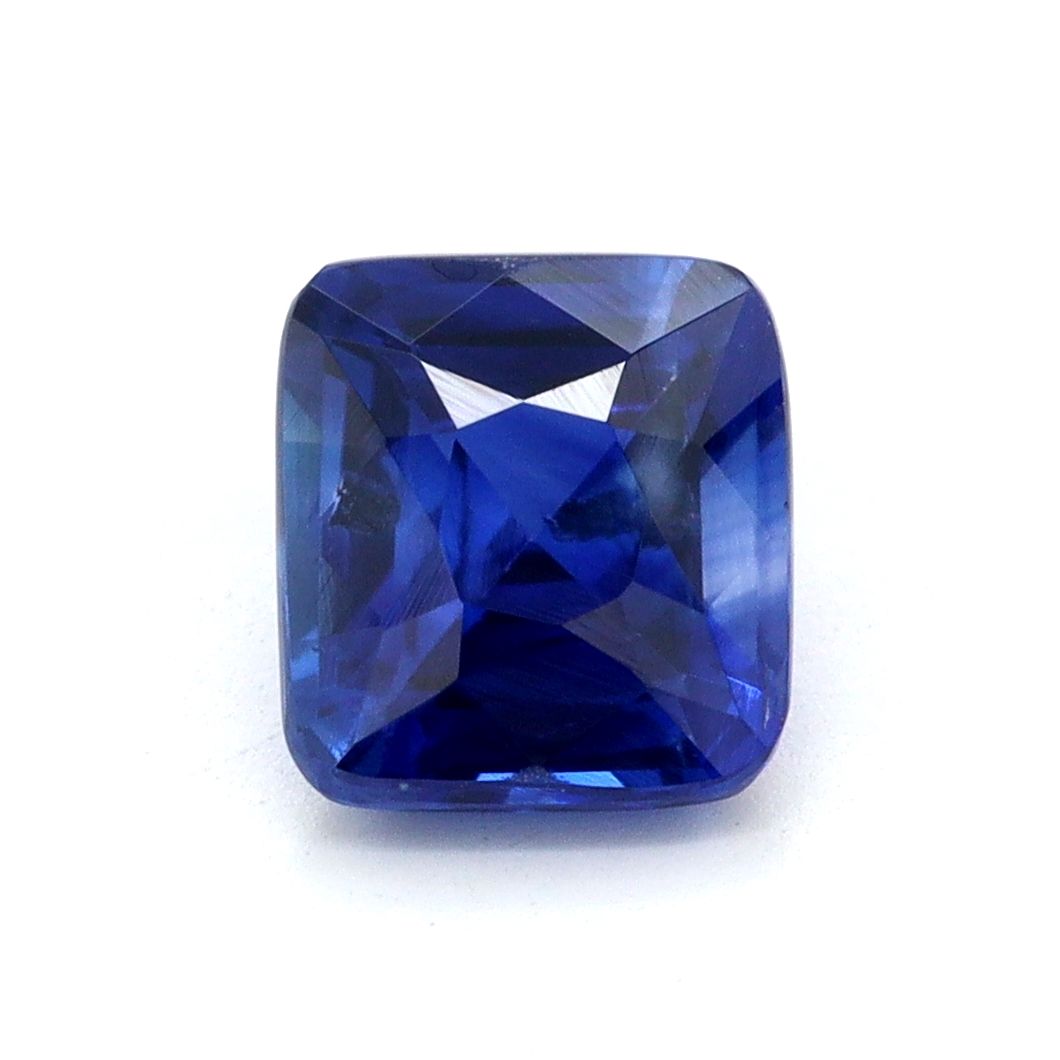 Szafir 1,02 ct, niebieski, szlif cushion