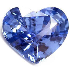 Szafir 3,05 ct, niebieski, szlif serce