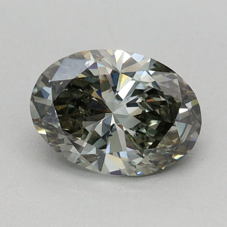 0.56 CT Fancy Intense Green OVAL