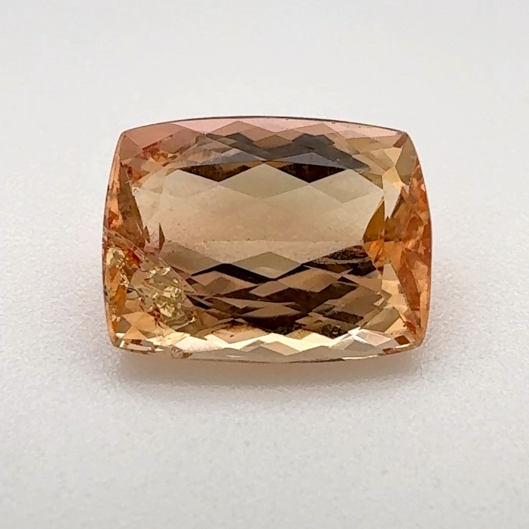 TOPAZ FACETED 2.835ct ORANGE Vivid Orange EC BRAZIL NONE
