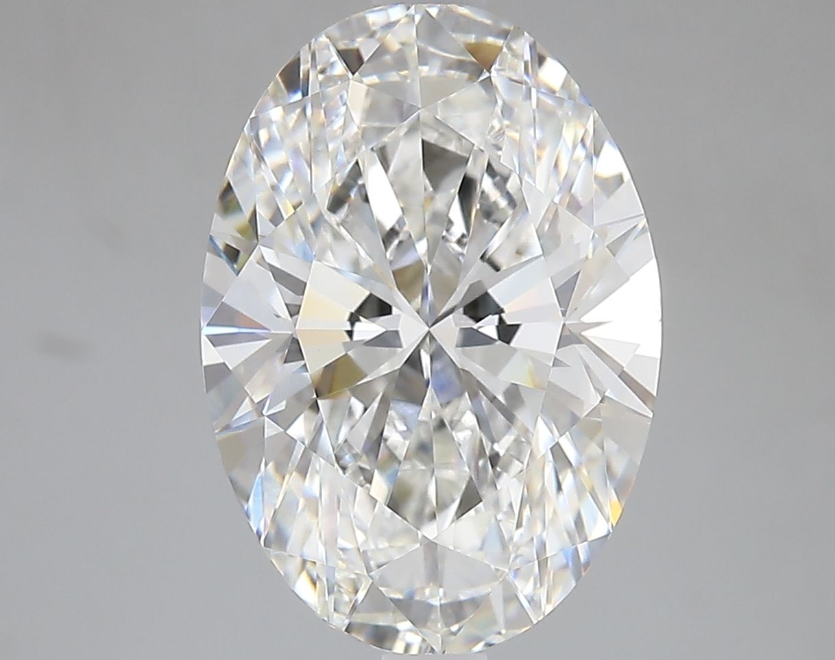 Diamant Ovale 5.07 ct - Couleur F - Pureté VVS2