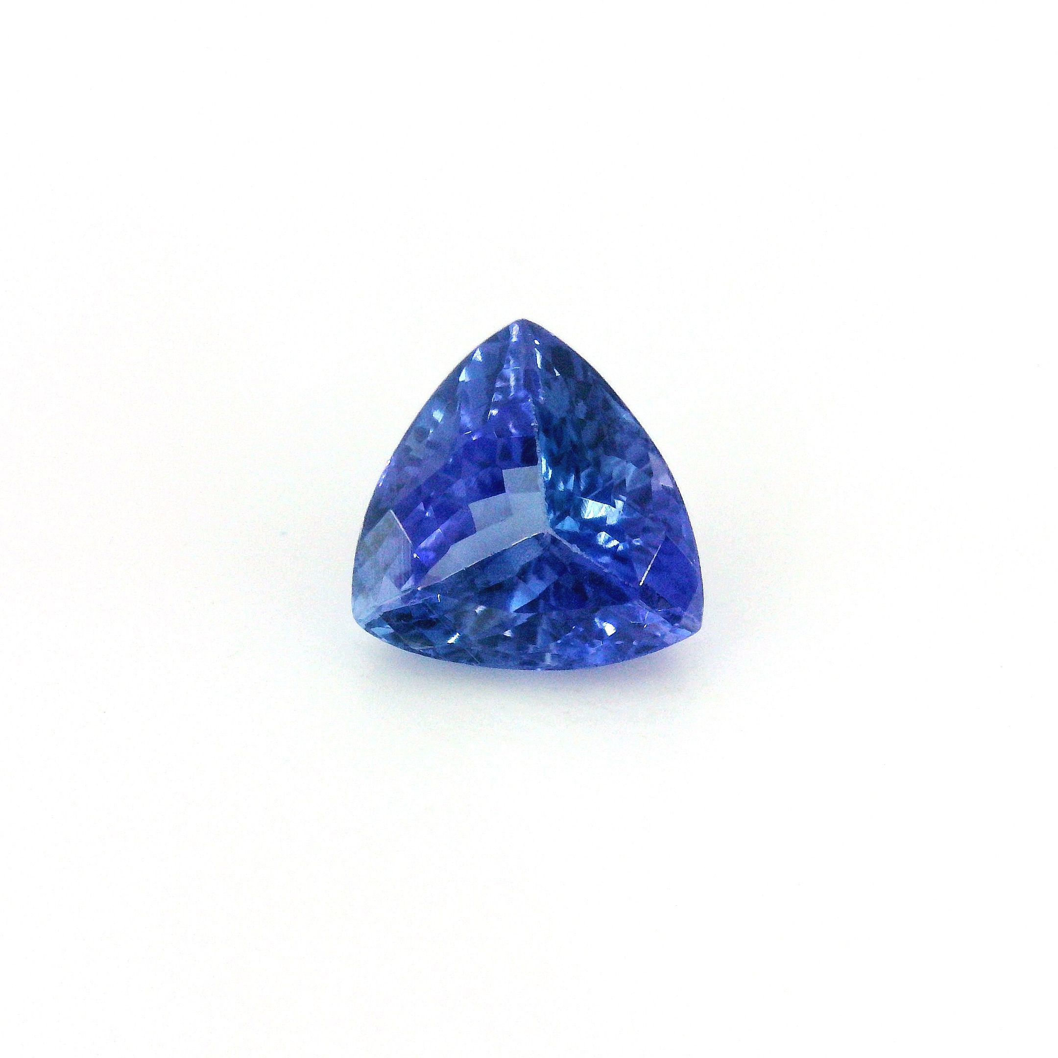 Tanzanit 2,24 ct, niebieski, szlif trójkątny