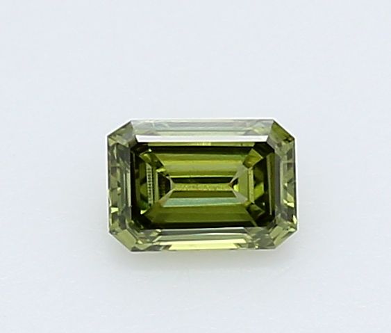 0.24 CT Fancy Vivid Green EMERALD