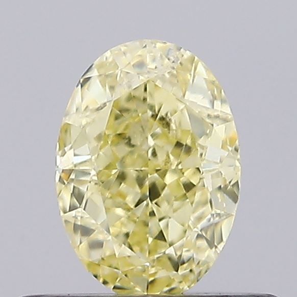 0.52 CT Fancy Intense Yellow OVAL