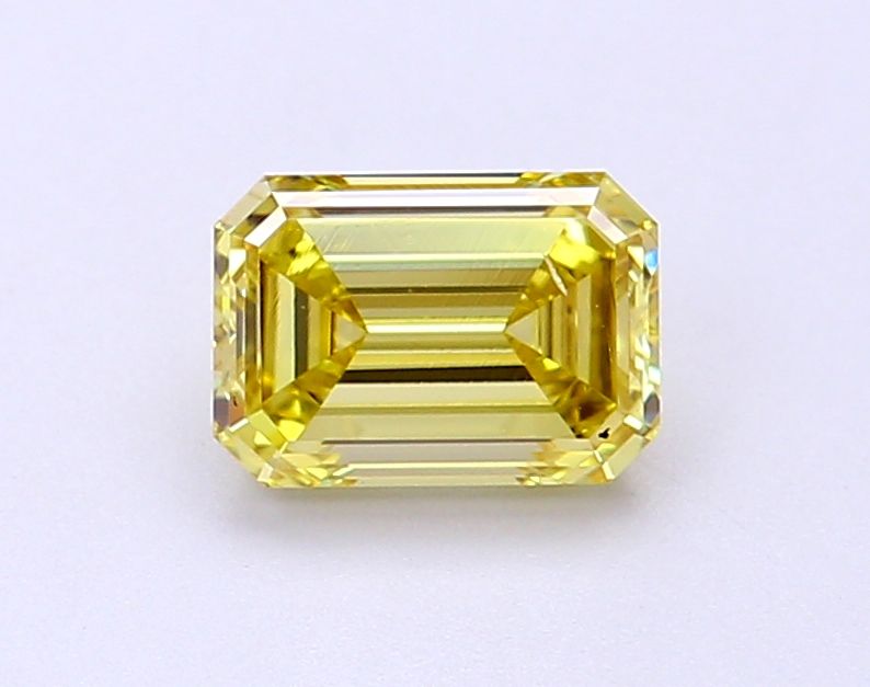 1.11 CT Fancy Intense Yellow EMERALD