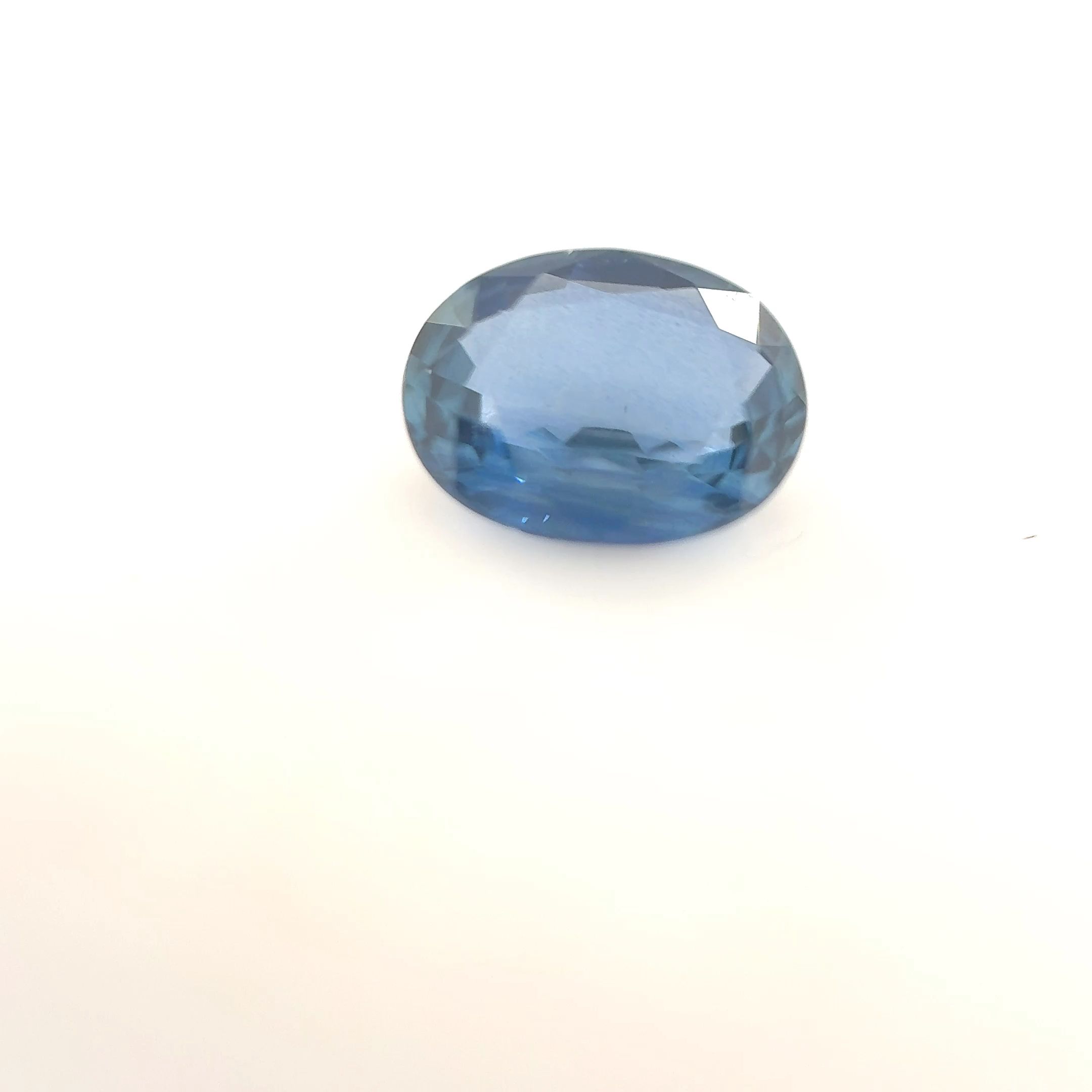 Szafir 1,15 ct, niebieski, szlif owalny