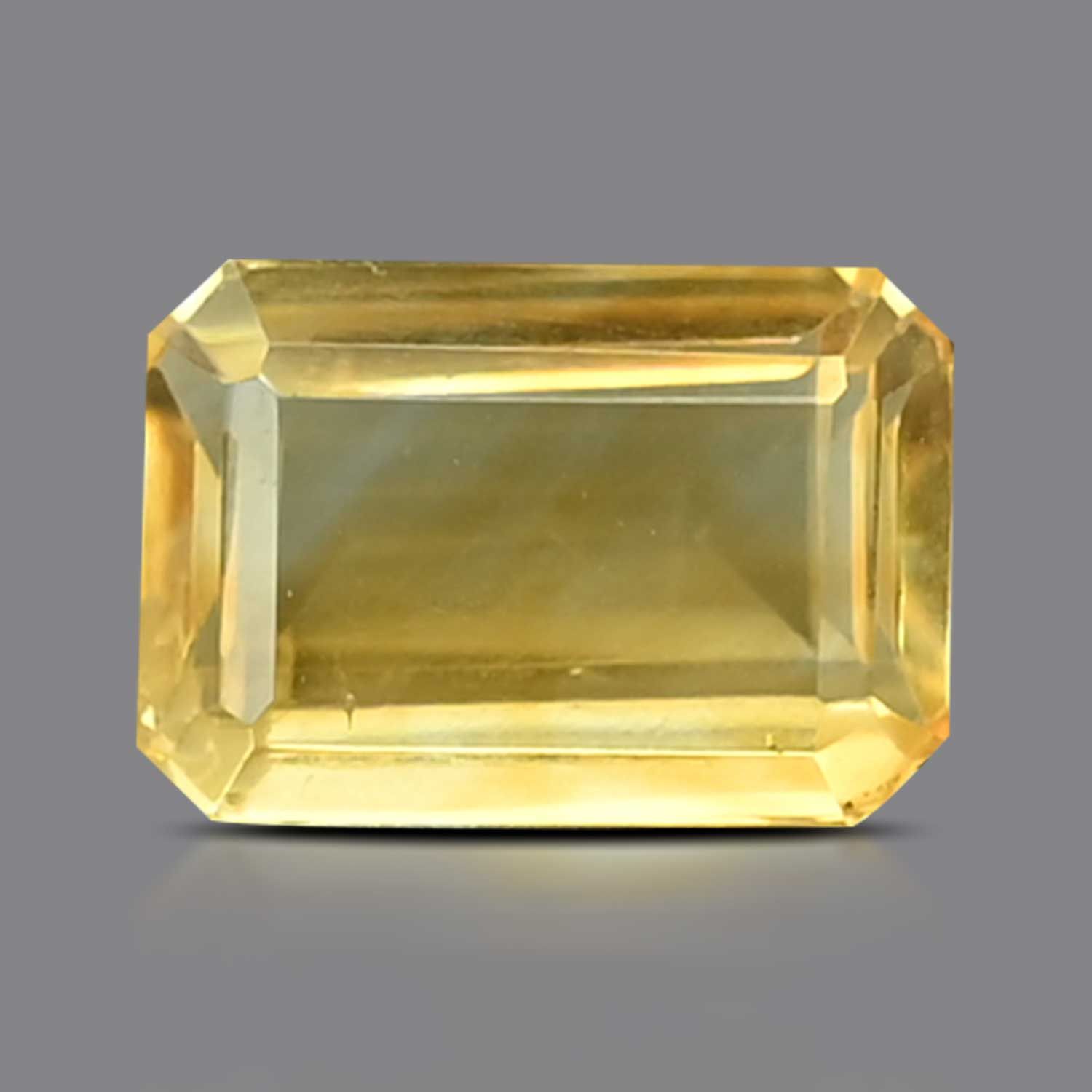 CITRINE FACETED 4.5ct YELLOW EC BRAZIL NONE