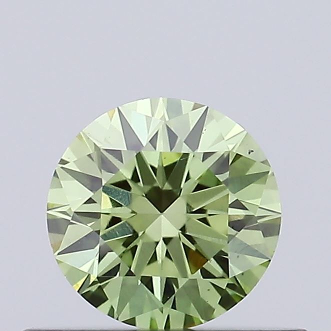 0.3 CT Fancy Vivid Green ROUND