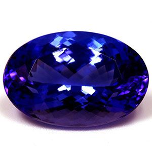Tanzanit 13,12 ct, niebieski, szlif owalny
