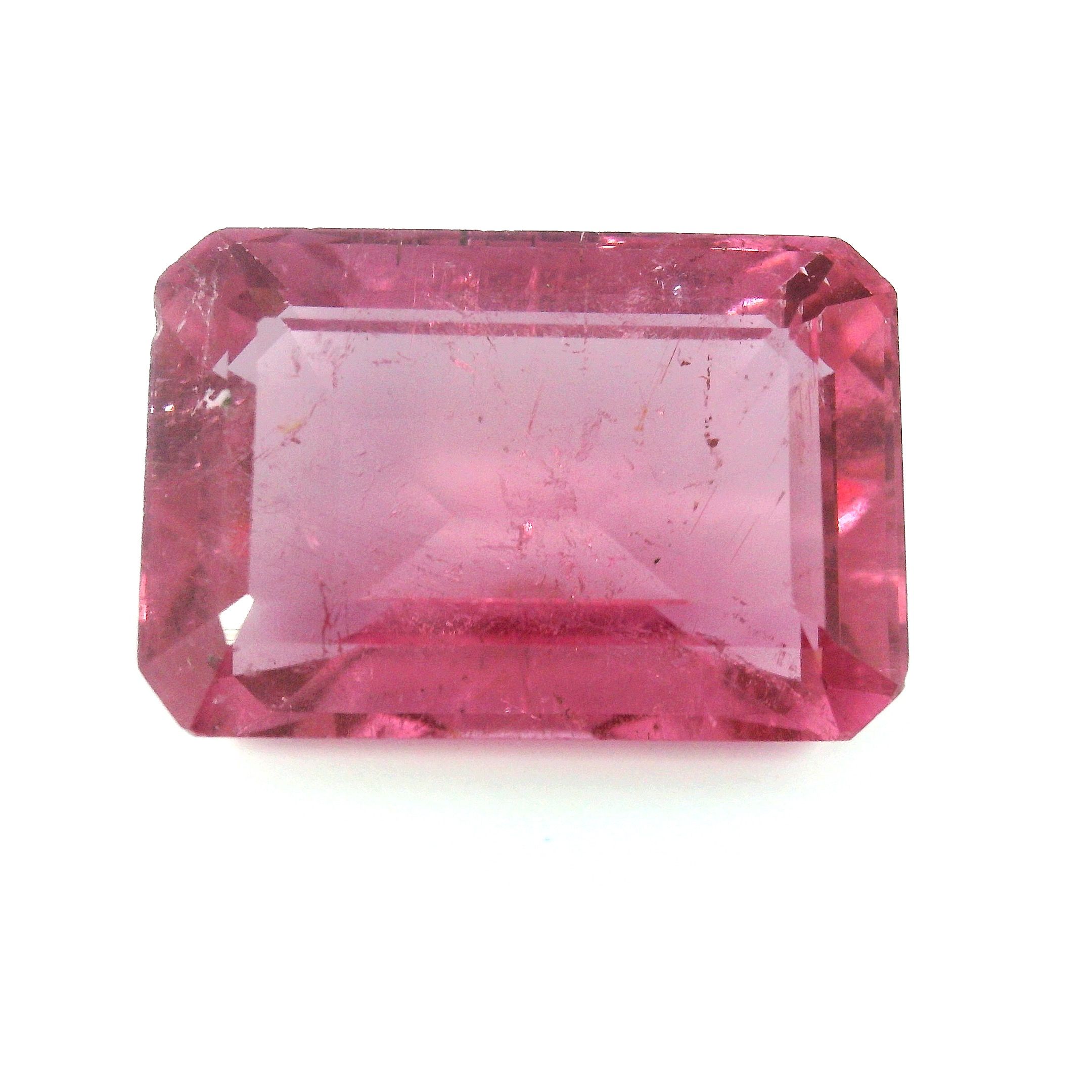 Turmalin 12,22 ct, różowy, szlif ośmiokątny