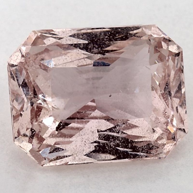 Szafir 5,06 ct, różowy, szlif ośmiokątny
