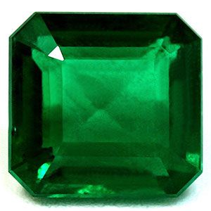 Szmaragd 2,64 ct, zielony, szlif szmaragdowy