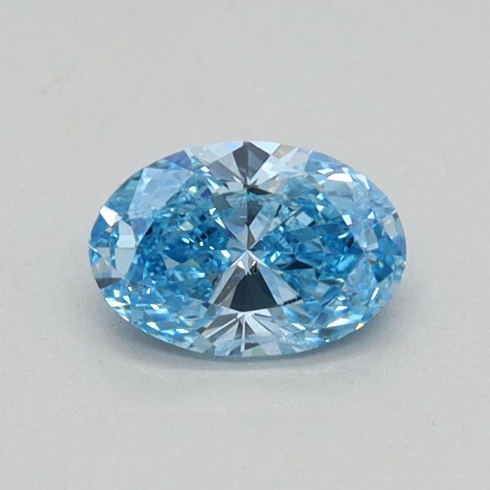 0.29 CT Fancy Vivid Blue OVAL