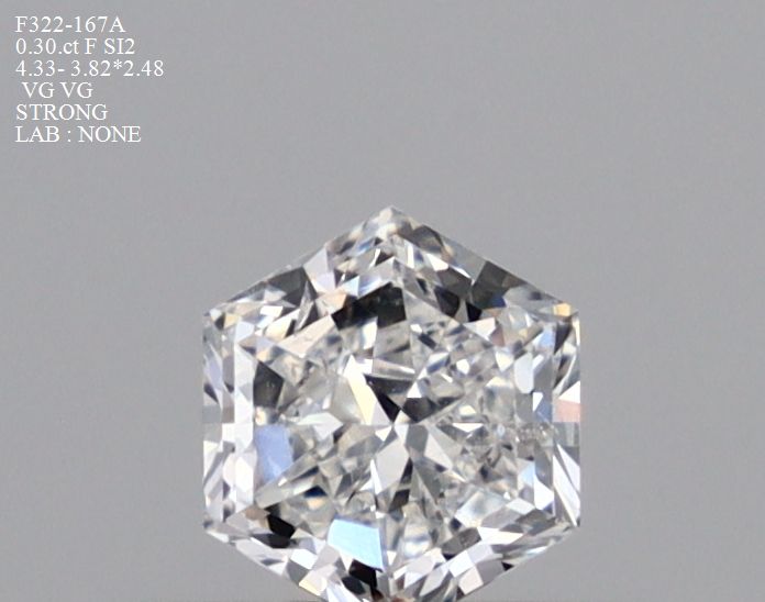 Prírodný diamant hexagonal,...