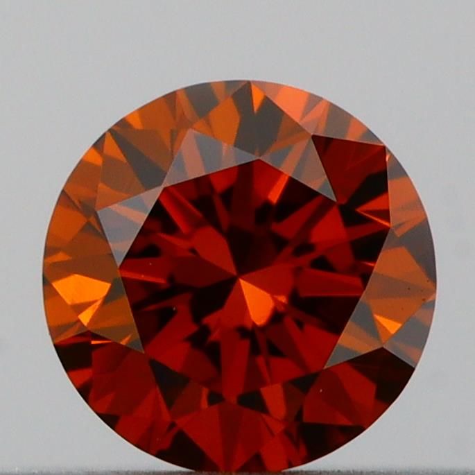 0.22 CT Fancy Deep Orange ROUND