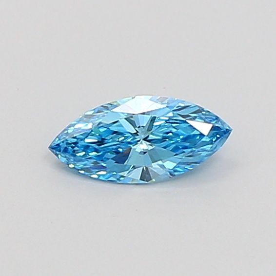 0.29 CT Fancy Vivid Blue MARQUISE
