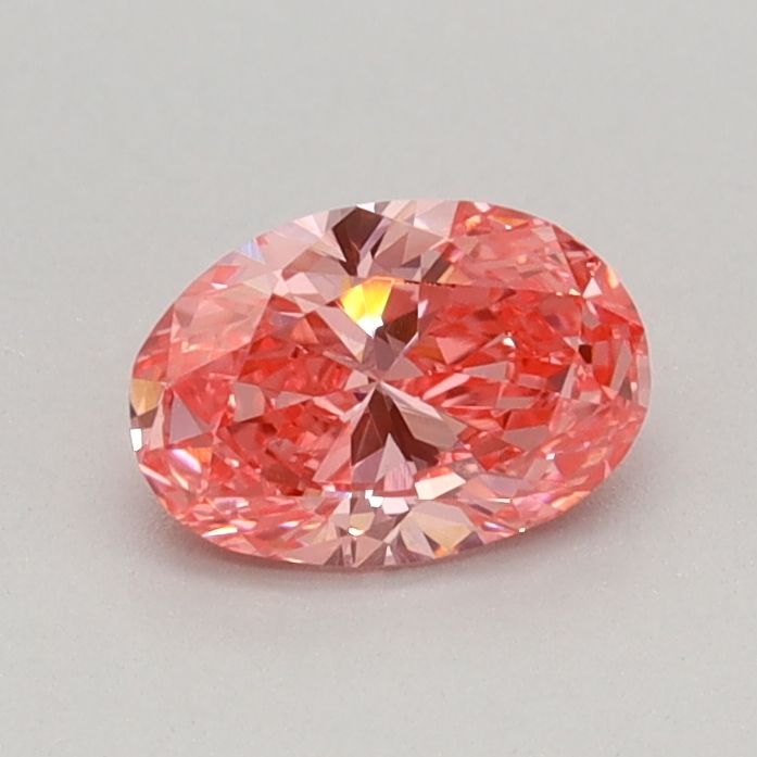 0.39 CT Fancy Vivid Pink OVAL