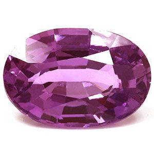 SAPPHIRE FACETED 1.53ct PURPLE Vivid Purple EC MADAGASCAR NONE
