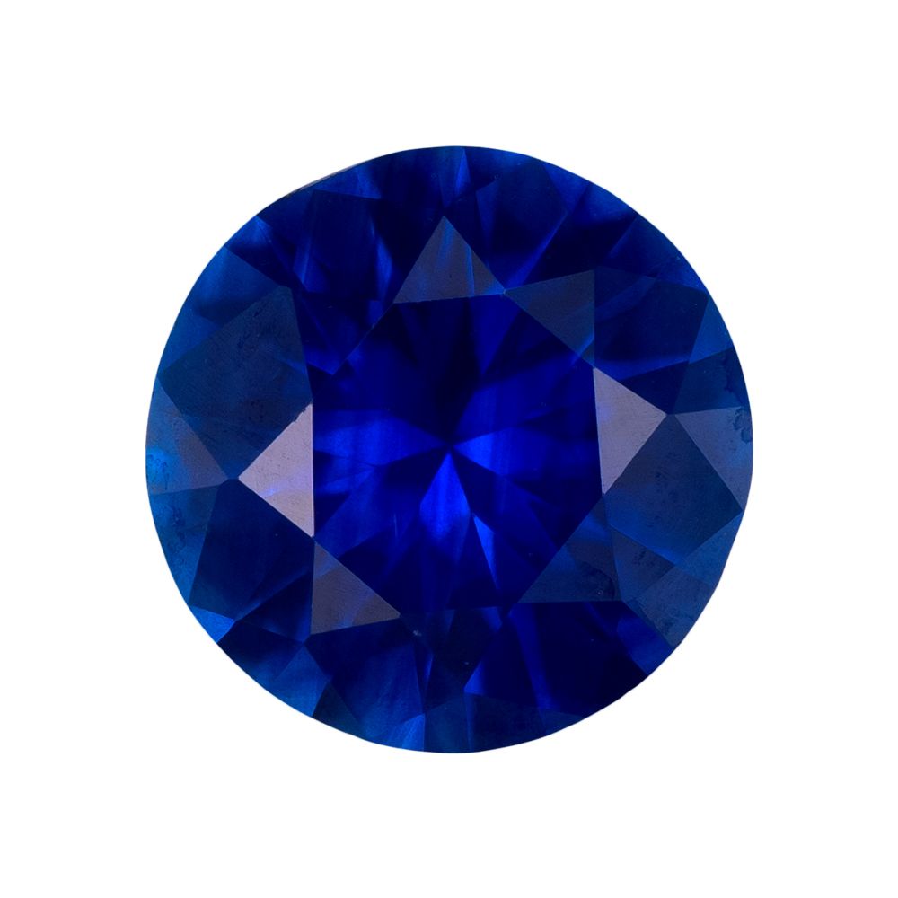 SAPPHIRE FACETED 0.75ct BLUE SI SRILANKA HEATED