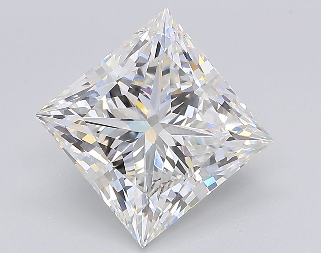 Diamant Princesse 3.04 ct - Couleur F - Pureté SI1