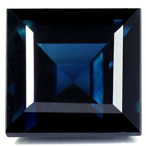 Szafir 1,91 ct, niebieski, szlif kwadratowy