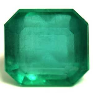 Szmaragd 3,82 ct, zielony, szlif szmaragdowy