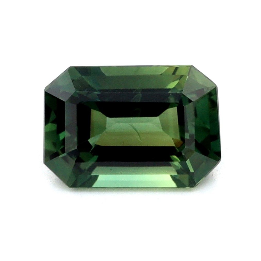 SAPPHIRE FACETED 1.06ct TEAL TEAL SI AUSTRALIA HEATED