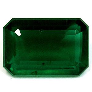 Szmaragd 3,86 ct, zielony, szlif szmaragdowy
