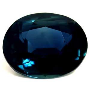 Szafir 2,25 ct, niebieski, szlif owalny