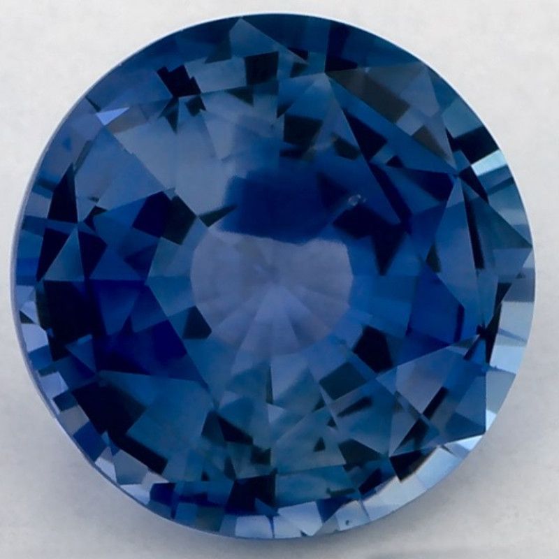 Szafir 2,51 ct, niebieski, szlif okrągły