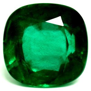 Szmaragd 5,26 ct, zielony, szlif cushion