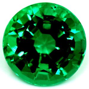 Szmaragd 1,51 ct, zielony, szlif okrągły