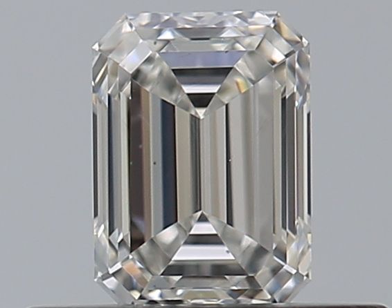 Diamant Émeraude 0.38 ct - Couleur G - Pureté SI1
