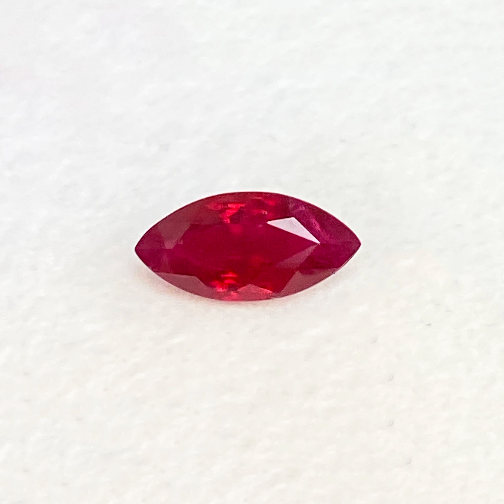 RUBY FACETED 1.36ct RED Red EC MOZAMBIQUE HEATED