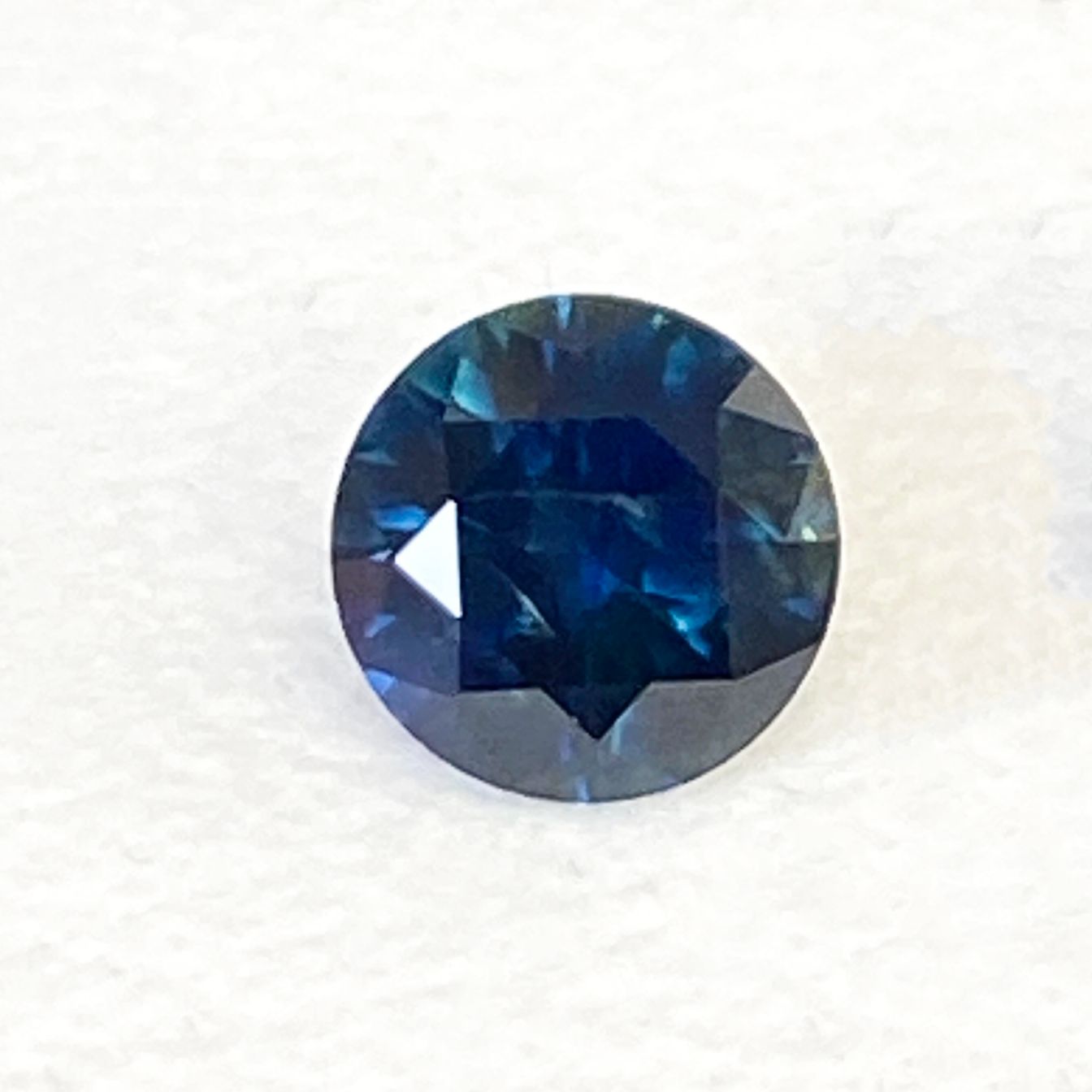 SAPPHIRE FACETED 1.69ct BLUE Blue EC UNITEDSTATES HEATED