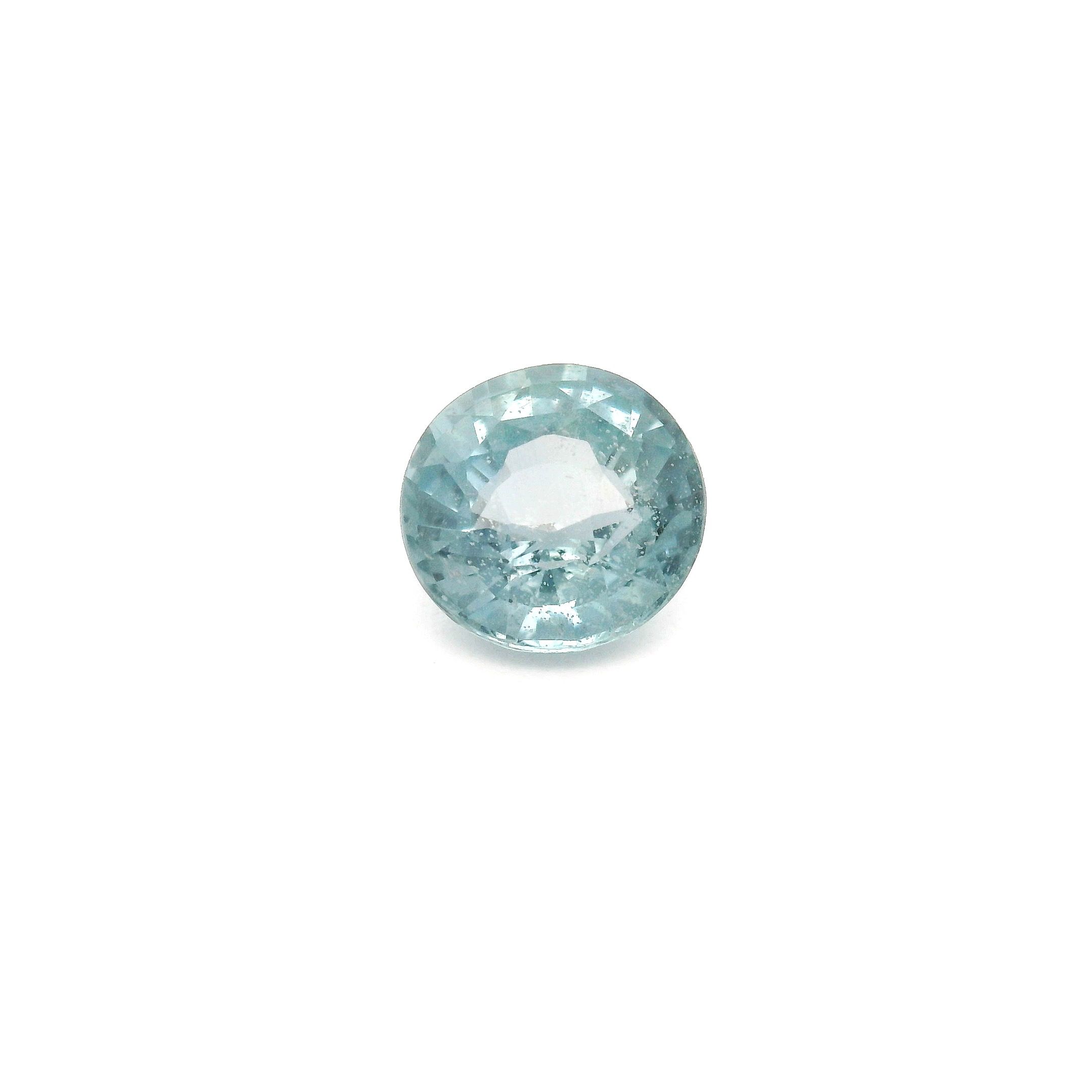 Szafir 1,58 ct, niebieski, szlif okrągły