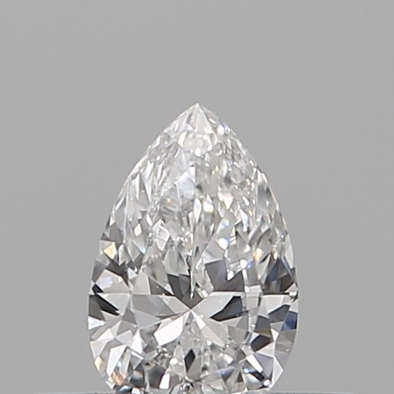 Diamant Poire 0.11 ct - Couleur D - Pureté VVS2