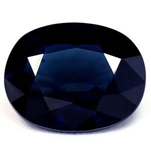 Szafir 3,08 ct, niebieski, szlif owalny