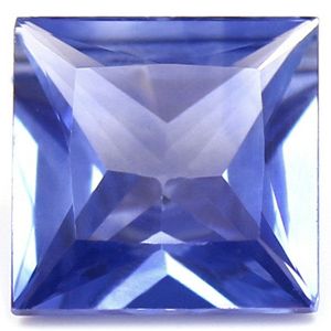 Szafir 1,06 ct, niebieski, szlif kwadratowy