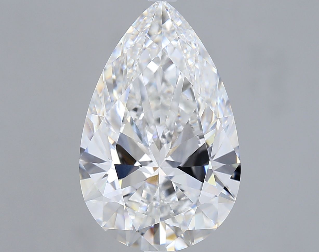 6.01 carat d VS1 EX Cut IGI pear diamond