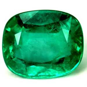 Szmaragd 3,59 ct, zielony, szlif cushion