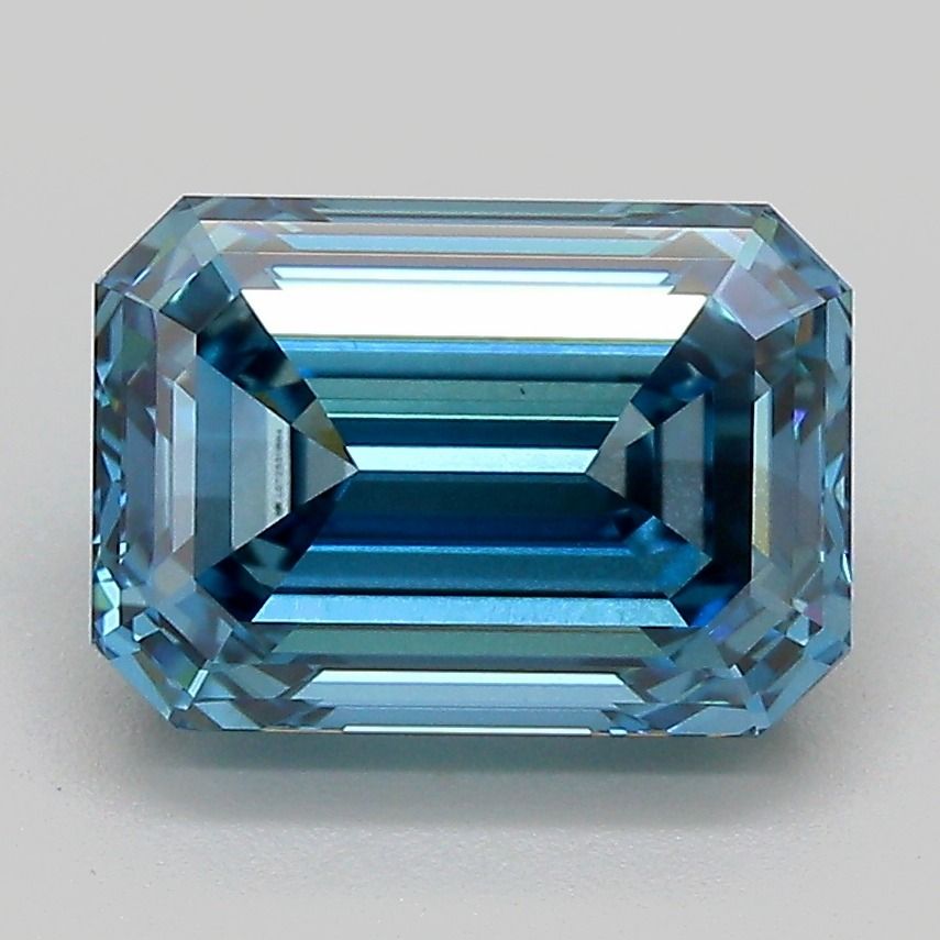 3.06-carat emerald diamond with null color, null cut, and SI1 clarity.