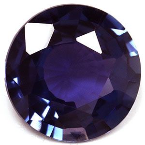 Szafir 2,37 ct, purpurowy, szlif okrągły
