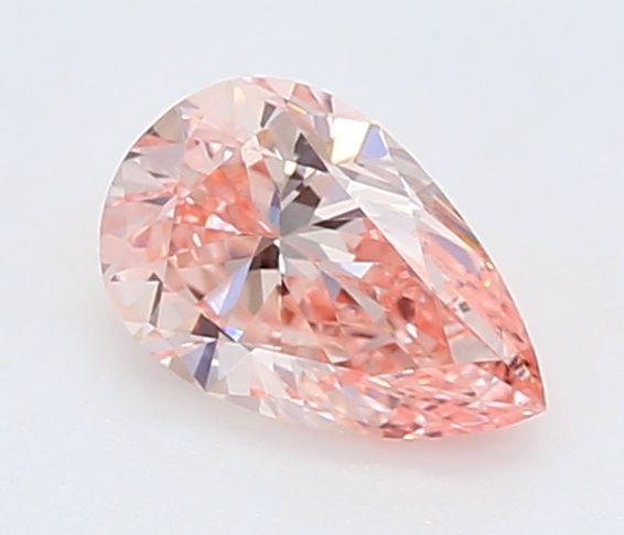 0.26 CT Fancy Intense Pink PEAR