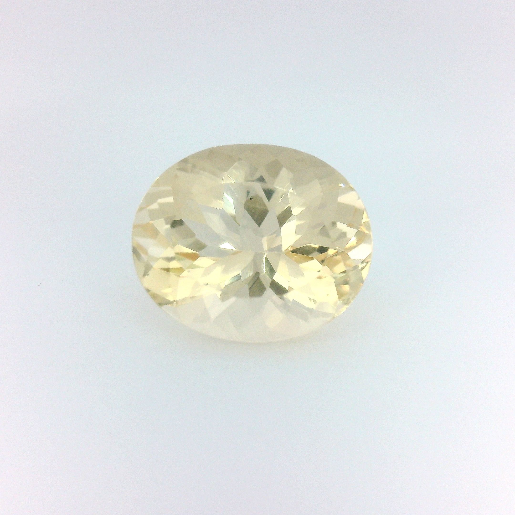 Heliodor 4,70 ct, brązowy, szlif owalny