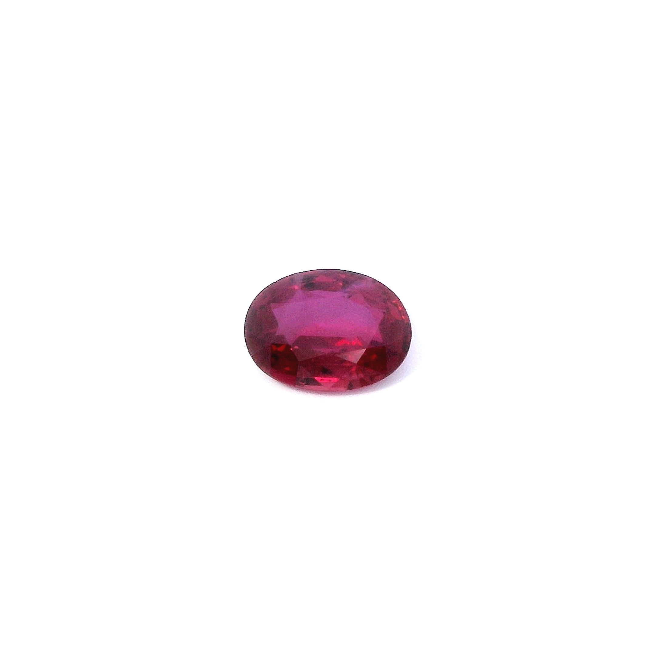 1.01 ct Oval ruby