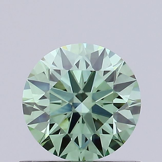 0.63 CT Fancy Vivid Green ROUND