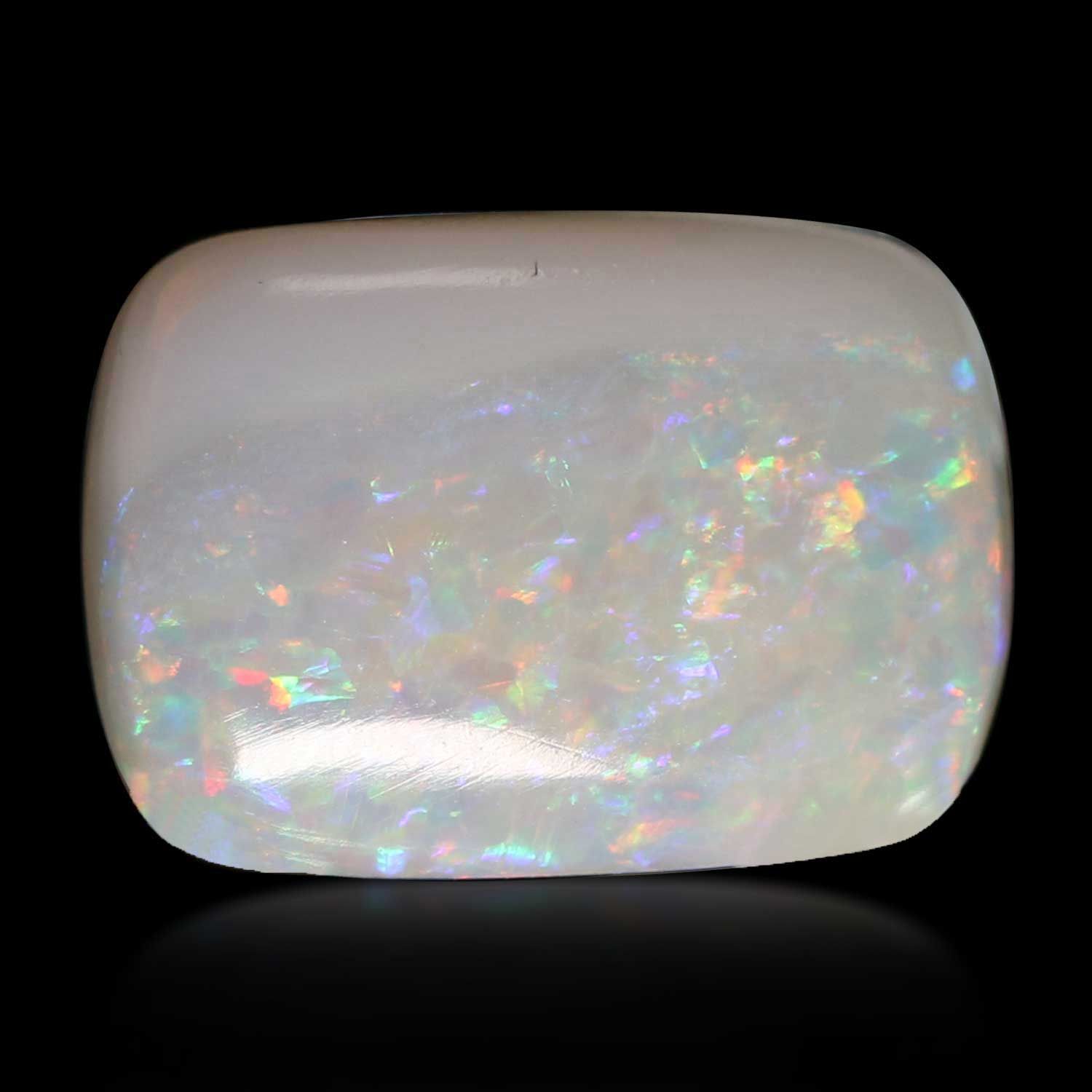 OPAL CABOCHON 3.76ct WHITE MI AUSTRALIA NONE