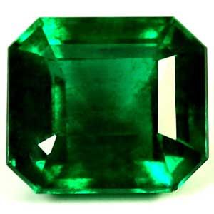 Szmaragd 1,31 ct, zielony, szlif szmaragdowy